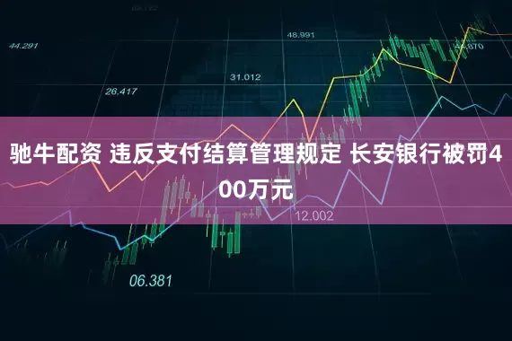 驰牛配资 违反支付结算管理规定 长安银行被罚400万元