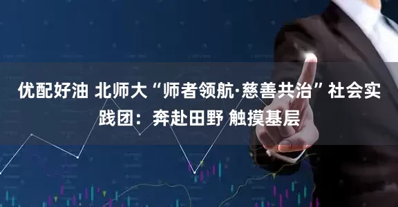 优配好油 北师大“师者领航·慈善共治”社会实践团：奔赴田野 触摸基层